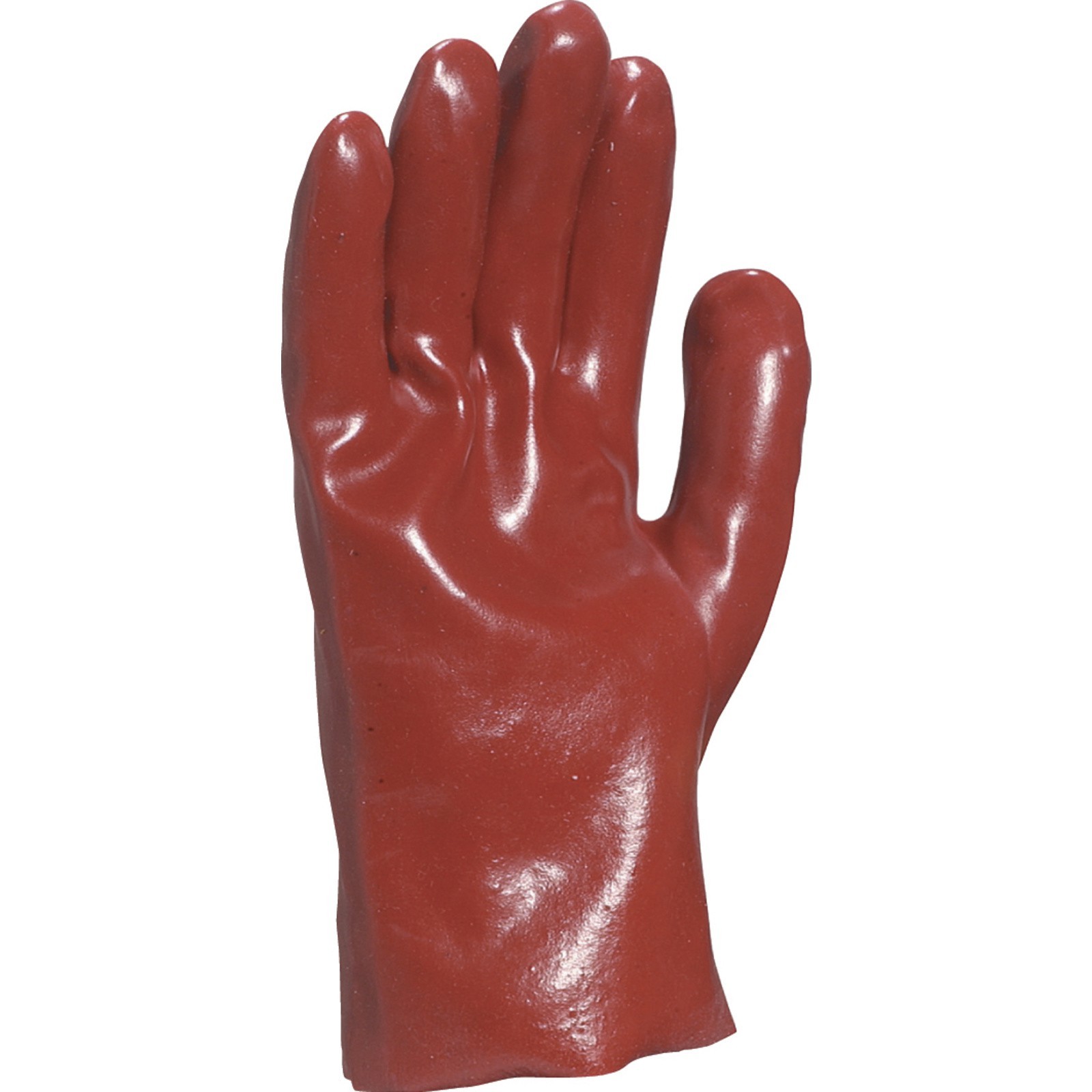 Перчатки Delta Plus ve799. Перчатки PVC Gloves. Перчатки ПВХ защитные красные (27см). Перчатки ПВХ на трикотажной основе.